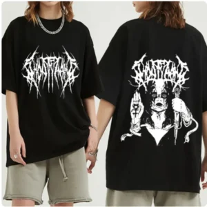 Camiseta con estampado de Ghostemane