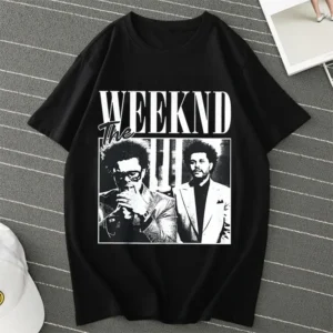 Camisa de manga corta con estampado The Weeknd